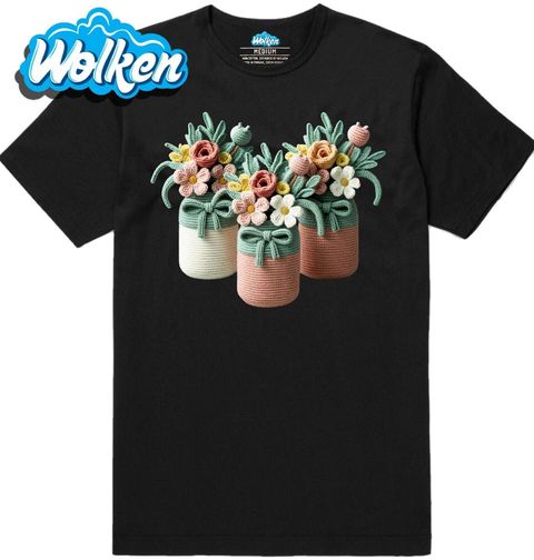 Obrázek produktu Pánské tričko Háčkované Květiny