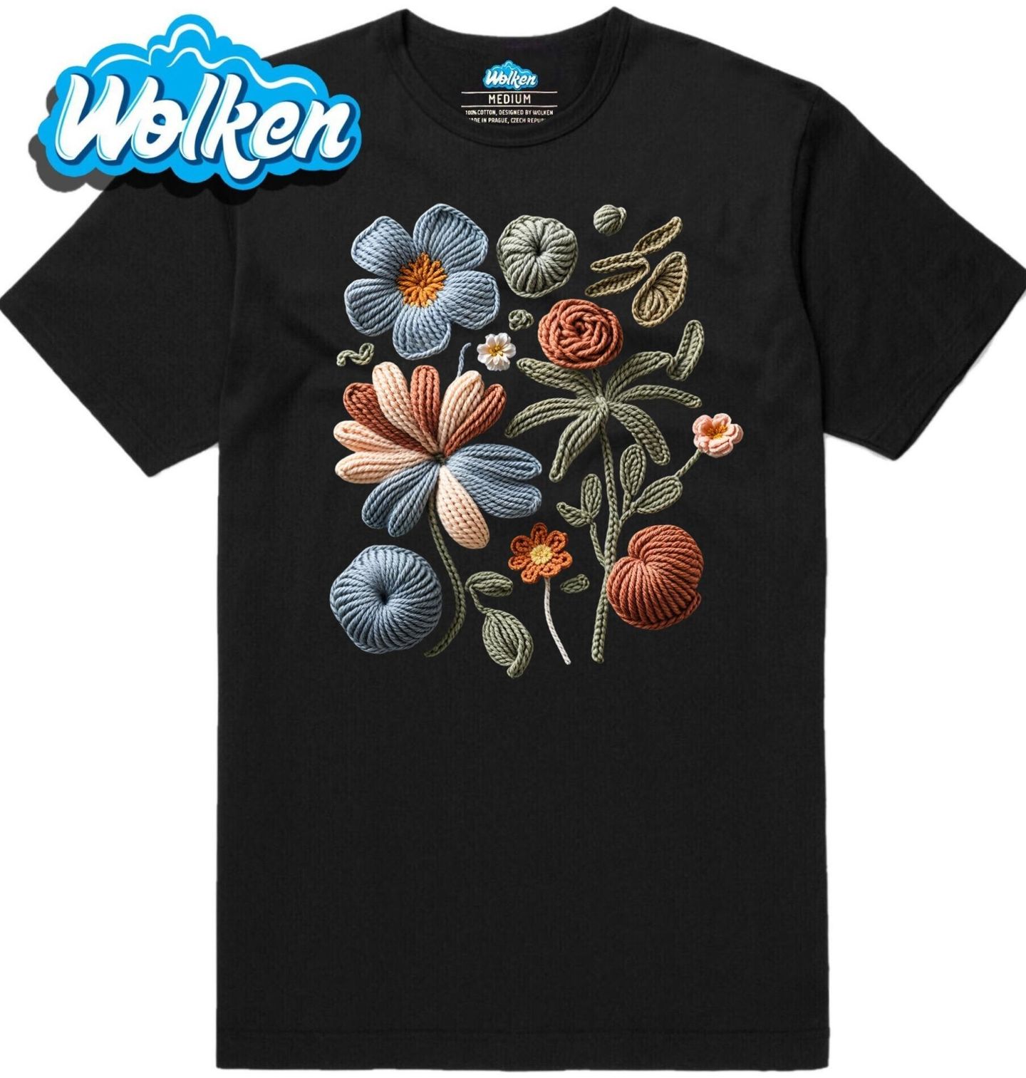 Pánské tričko Háčkované Jarní Květiny.jpg