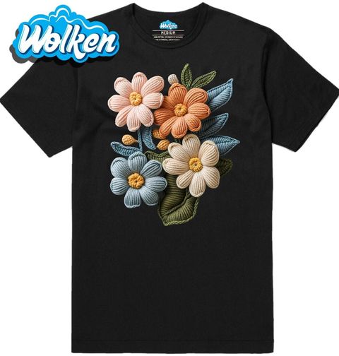 Obrázek produktu Pánské tričko Háčkované Luční Květiny