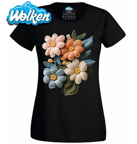 Obrázek produktu Dámské tričko Háčkované Luční Květiny