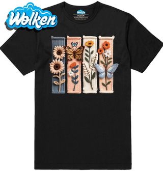 Pánské tričko Háčkovaný Herbář Květin a Motýlů.jpg