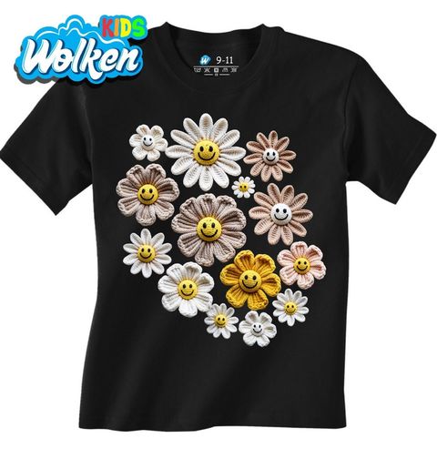 Obrázek produktu Dětské tričko Háčkované Kopretiny