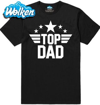 Pánské tričko Nejlepší Táta Top Dad Top Gun.jpg