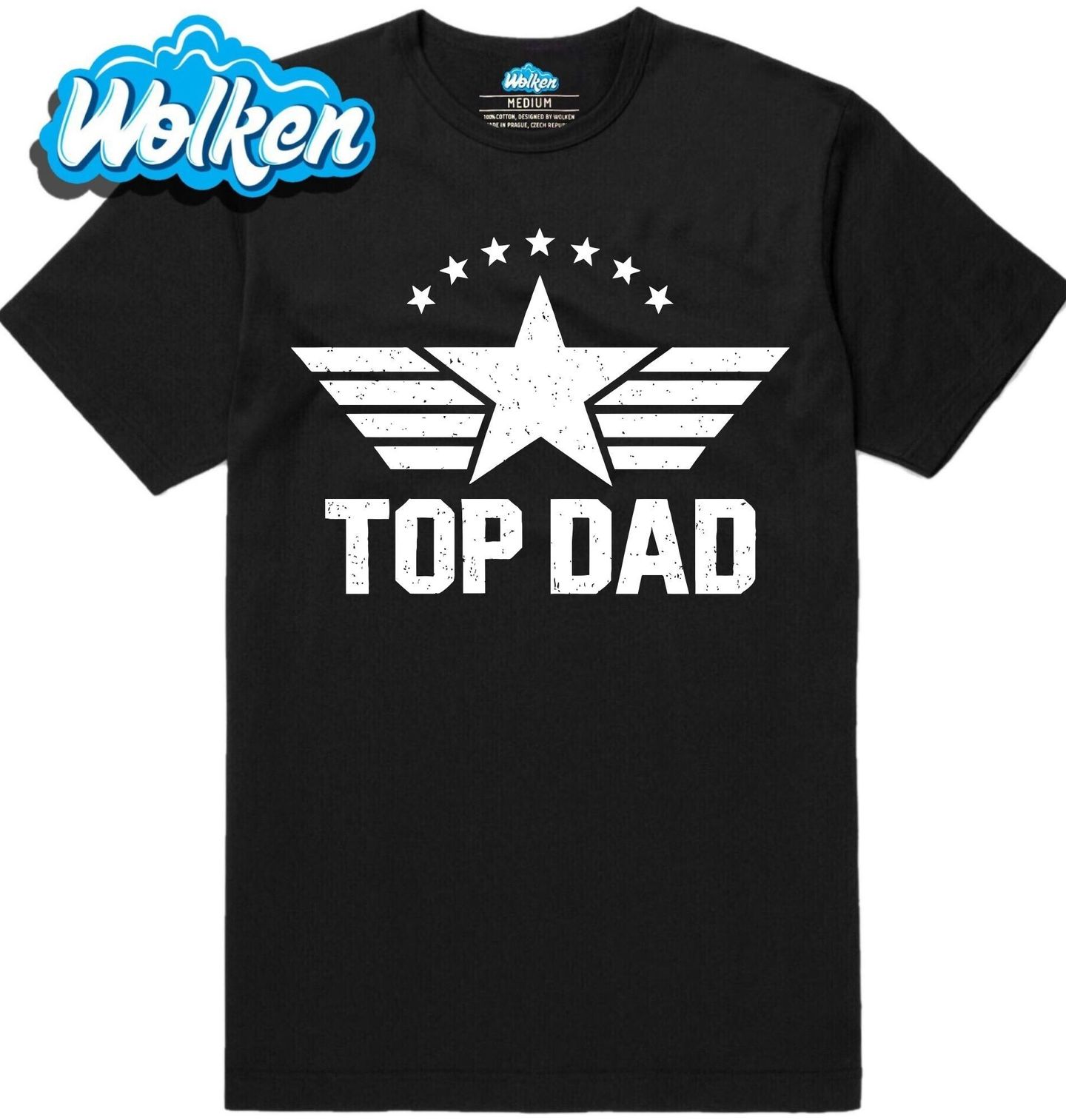 Pánské tričko Vintage Top Táta Top Dad.jpg