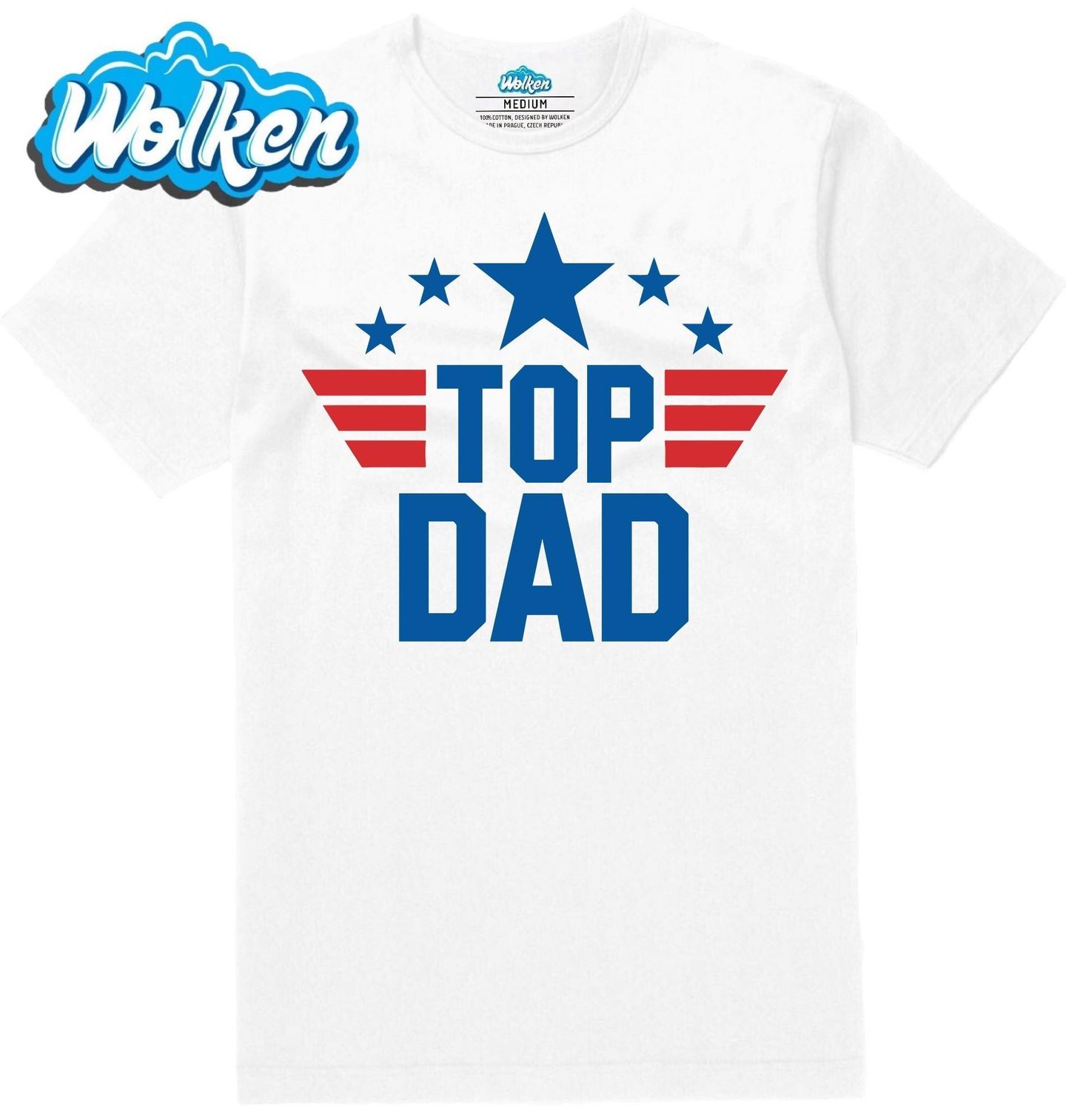 Pánské tričko  Táta Pilot Top Dad Top Gun.jpg