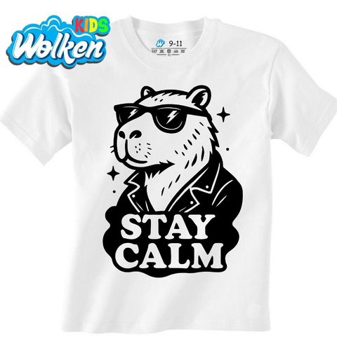 Obrázek produktu Dětské tričko Pohodový Hlodavec Kapybara Stay Calm