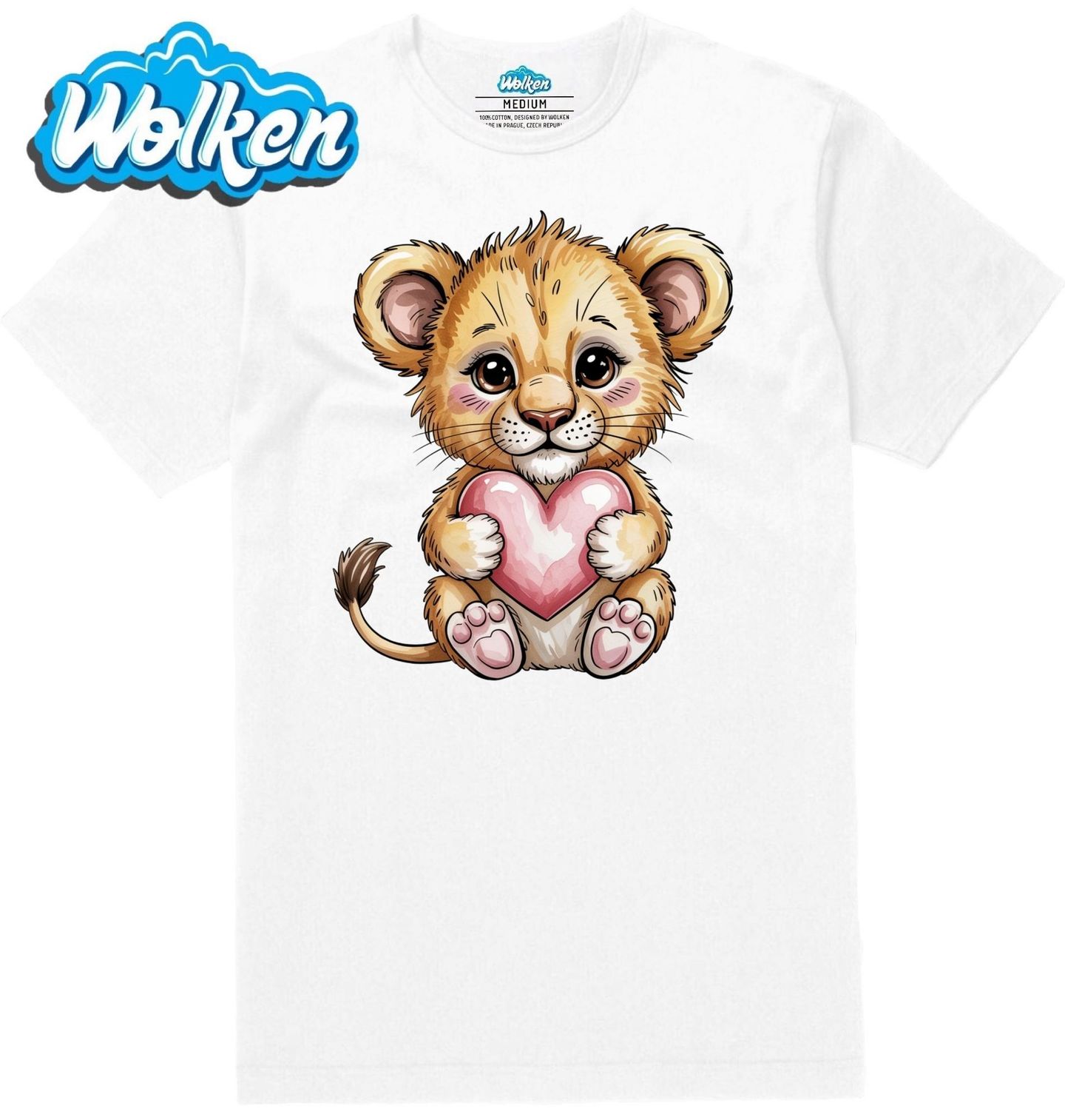 Pánské tričko  Lvíče se Srdcem.jpg