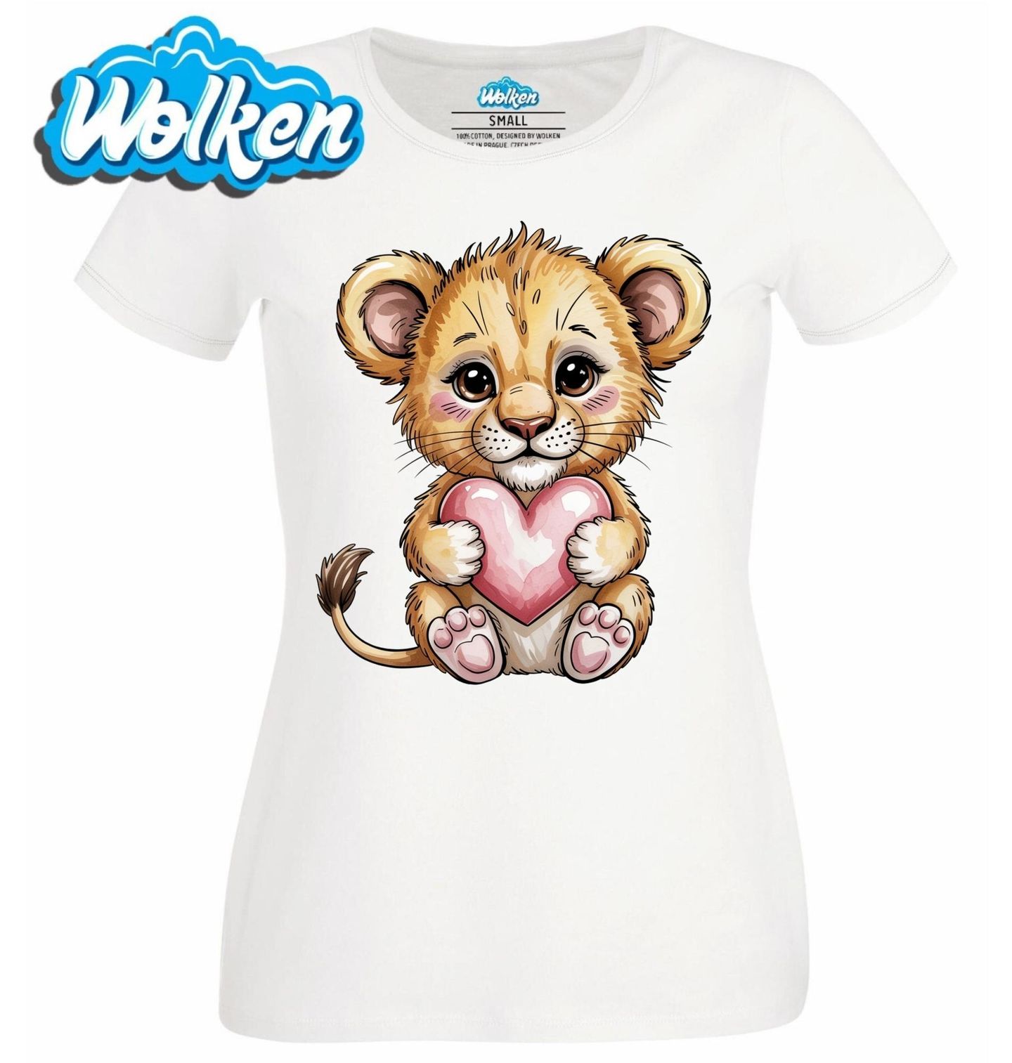Dámské tričko  Lvíče se Srdcem.jpg