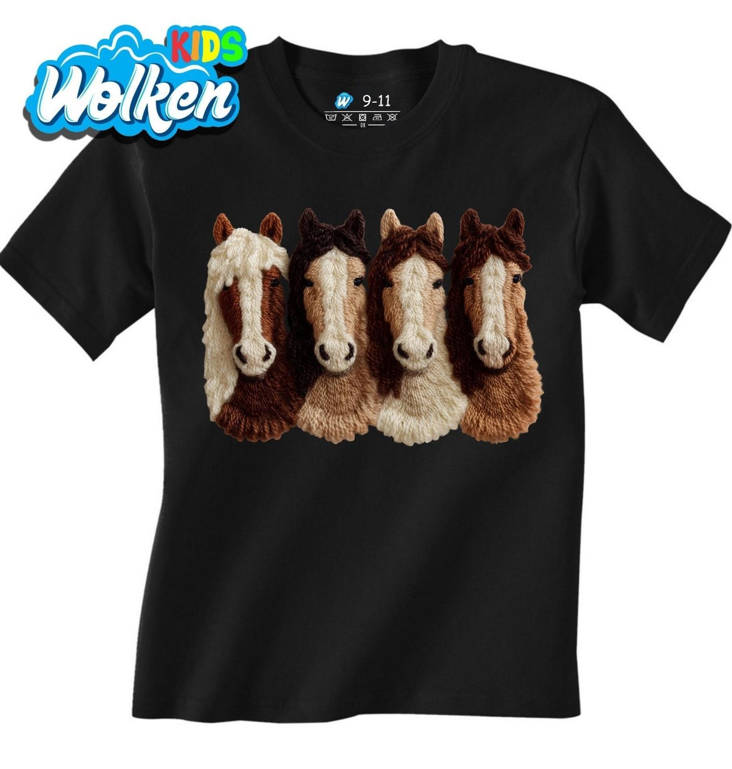 Dětské tričko Háčkované Koně.jpg