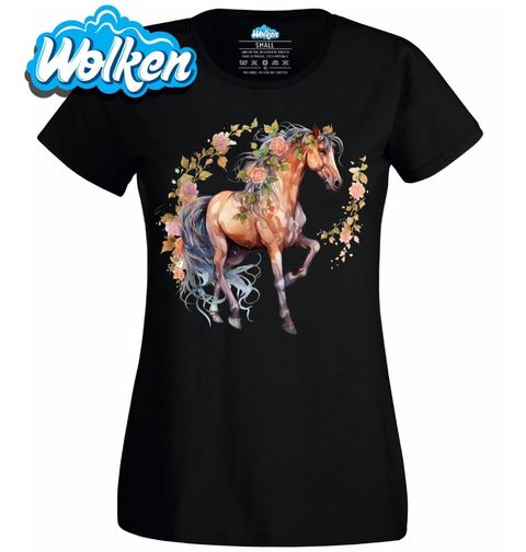 Obrázek produktu Dámské tričko Hnědák v Květinách