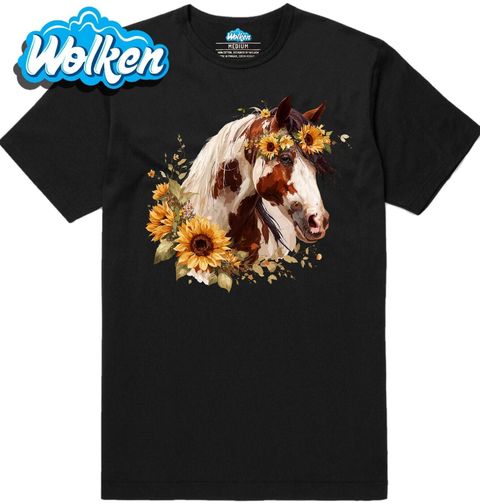 Obrázek produktu Pánské tričko Pinto Kůň mezi Slunečnicemi