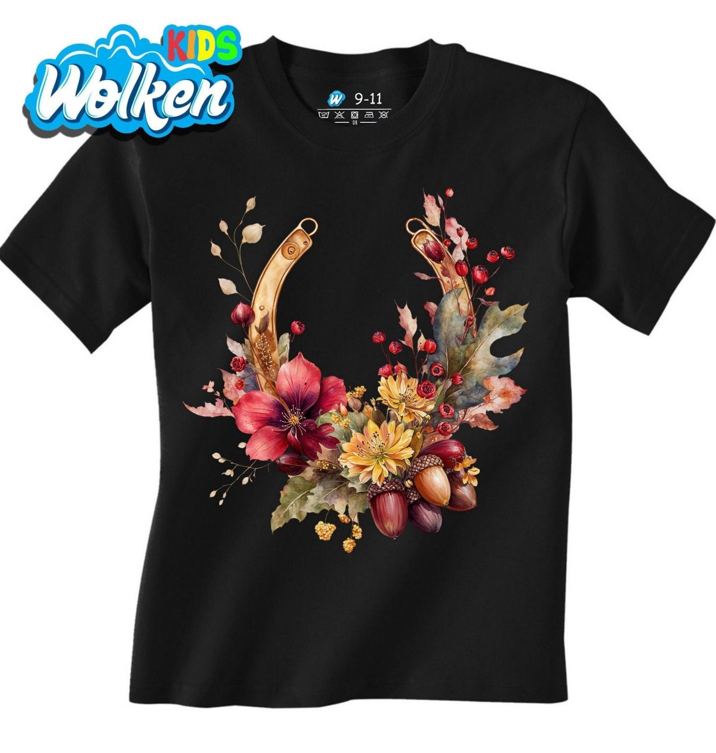 Dětské tričko Podzimní Podkova Štěstí.jpg