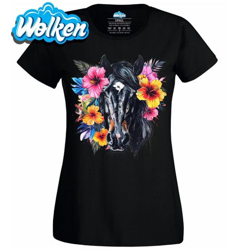 Obrázek produktu Dámské tričko Tropický Černý Kůň