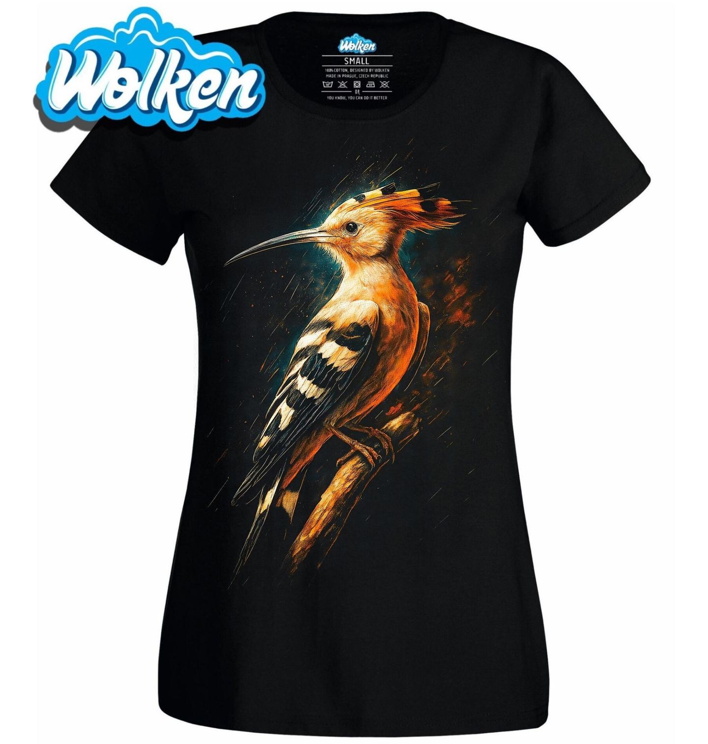 Dámské tričko Dudek chocholatý.jpg