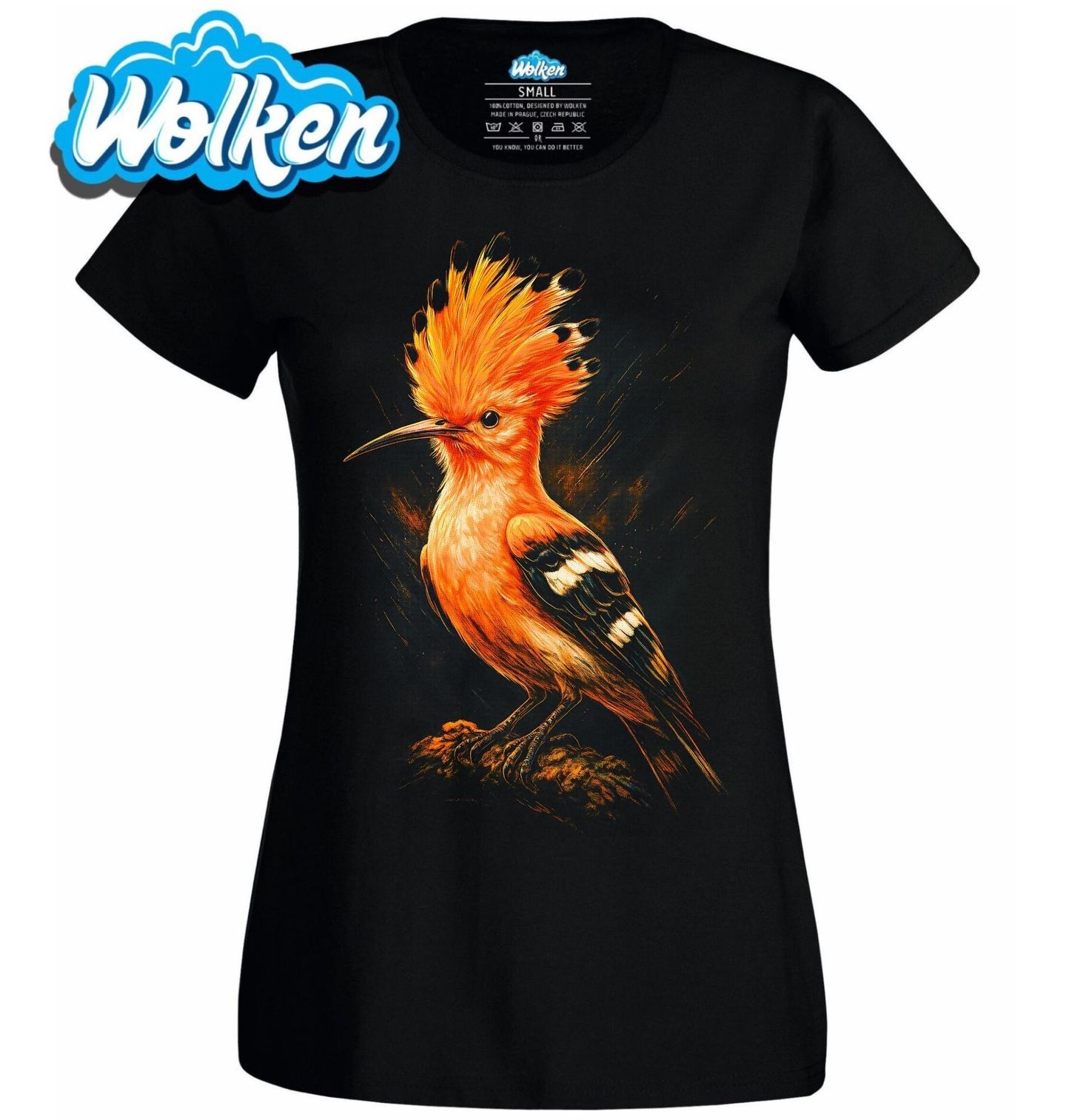 Dámské tričko Dudek chocholatý Hoopoes.jpg