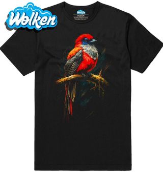 Pánské tričko Trogon šedoprsý.jpg