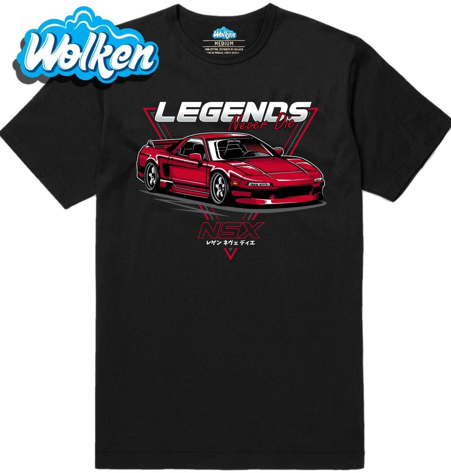 Pánské tričko Honda NSX Legends Never Die.jpg