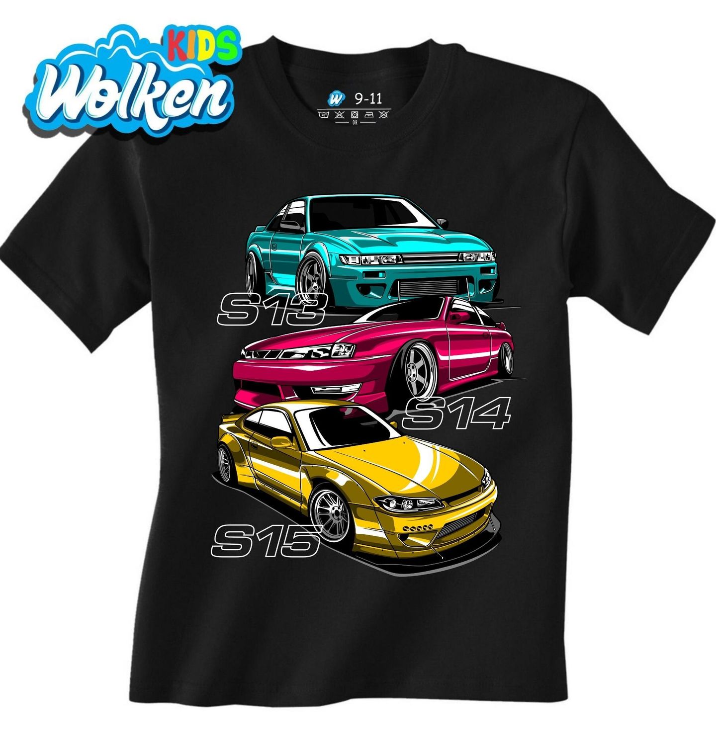 Dětské tričko Nissan Silvia S13, S14 a S15.jpg