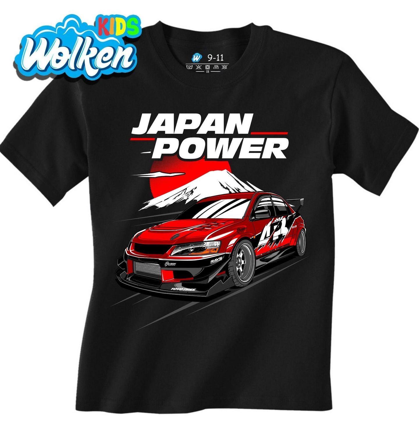Dětské tričko Mitsubishi Lancer Japan Power.jpg