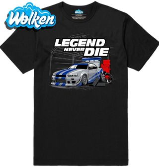 Pánské tričko Legend Never Die Skyline.jpg