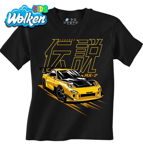 Obrázek produktu Dětské tričko Žlutá Mazda RX-7 Legend