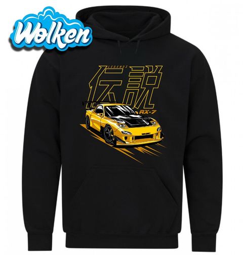 Obrázek produktu Pánská mikina Žlutá Mazda RX-7 Legend