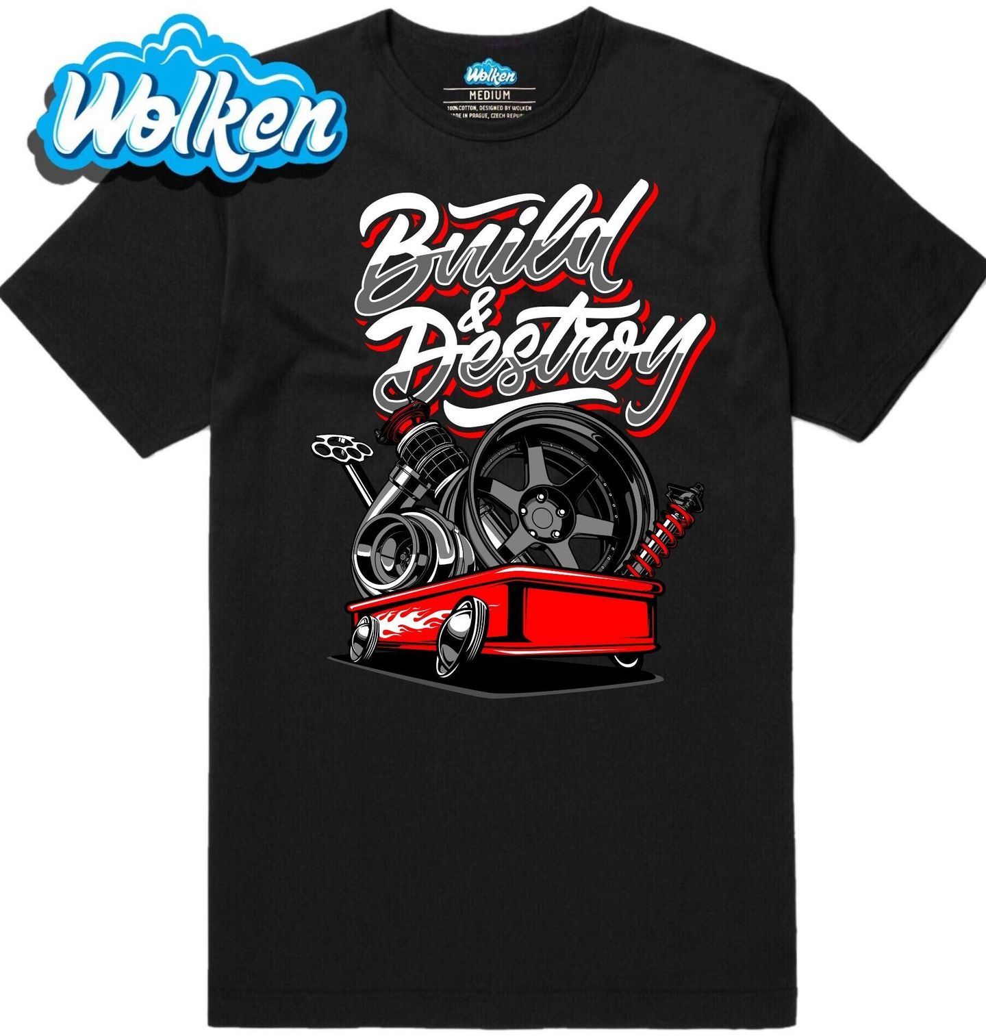 Pánské tričko Tuningové Díly Build & Destroy.jpg