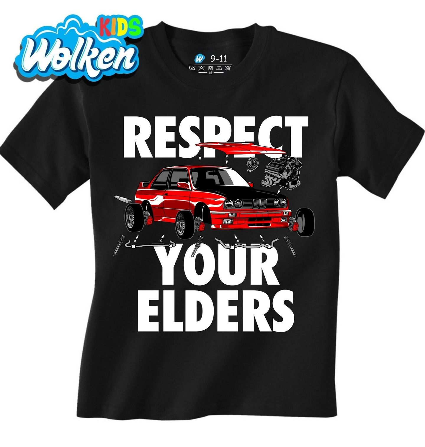 Dětské tričko Respektuj své předchůdce Respect Your Elders.jpg