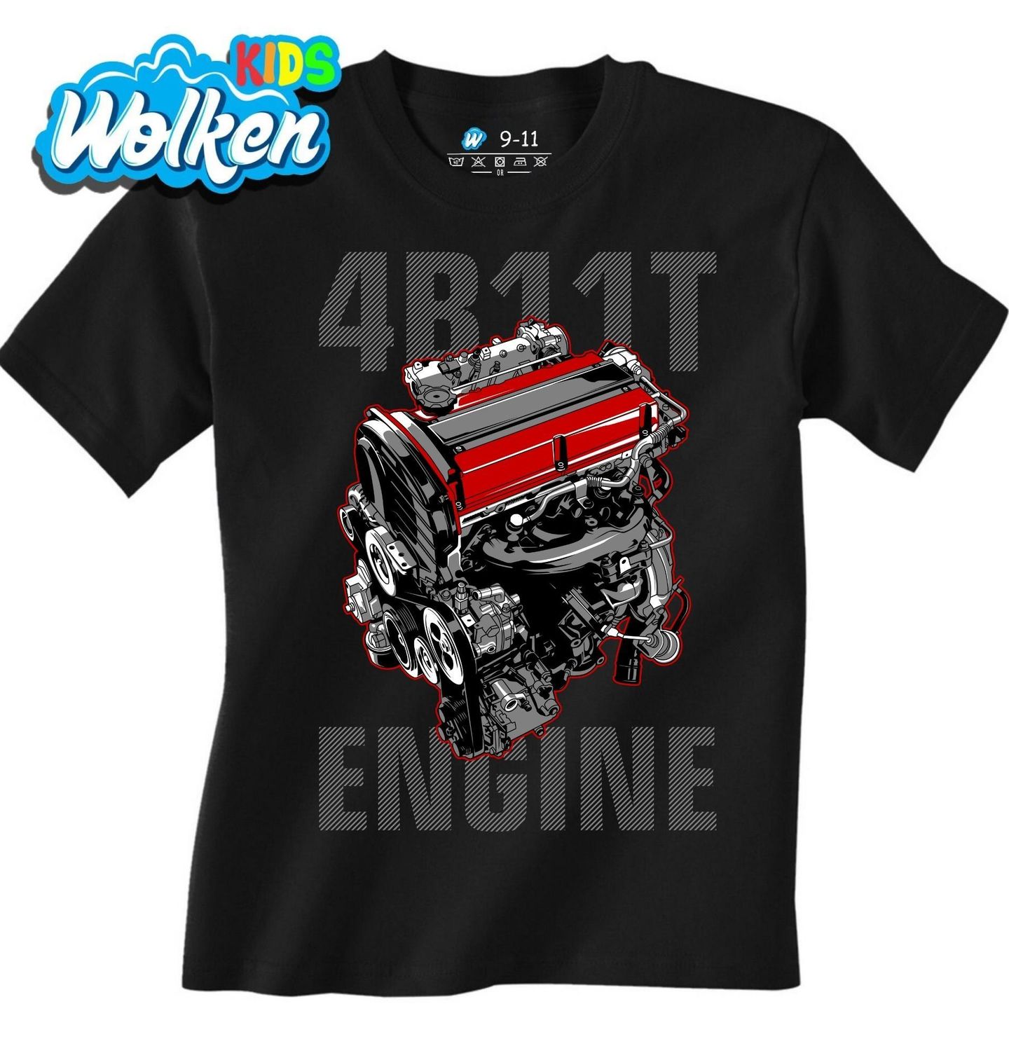 Dětské tričko Mitsubishi 4B11T Turbo Engine.jpg