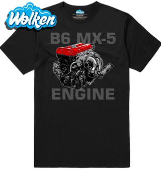 Pánské tričko Mazda B6 MX-5 Engine.jpg