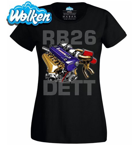 Obrázek produktu Dámské tričko Nissan RB26 DETT Engine
