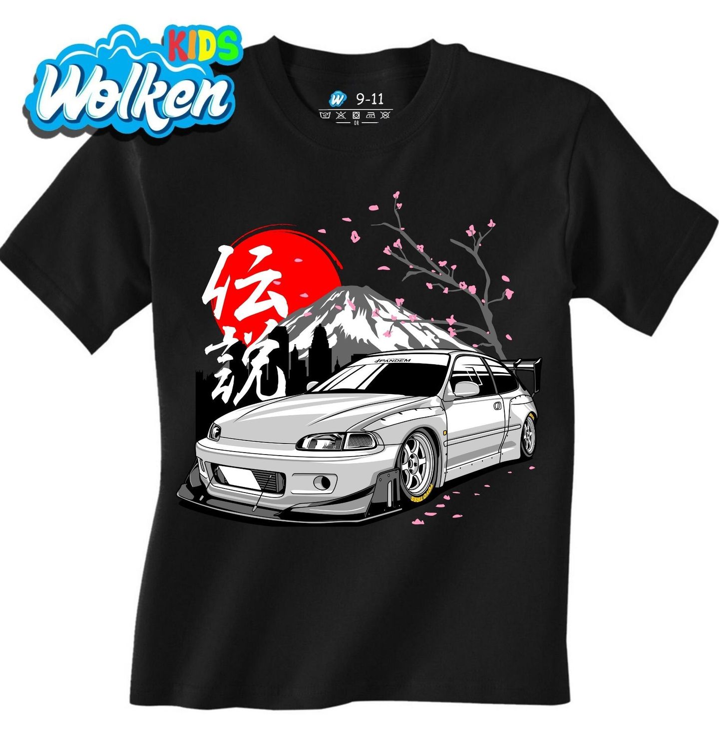 Dětské tričko JDM Legenda pod Horou Fudži.jpg