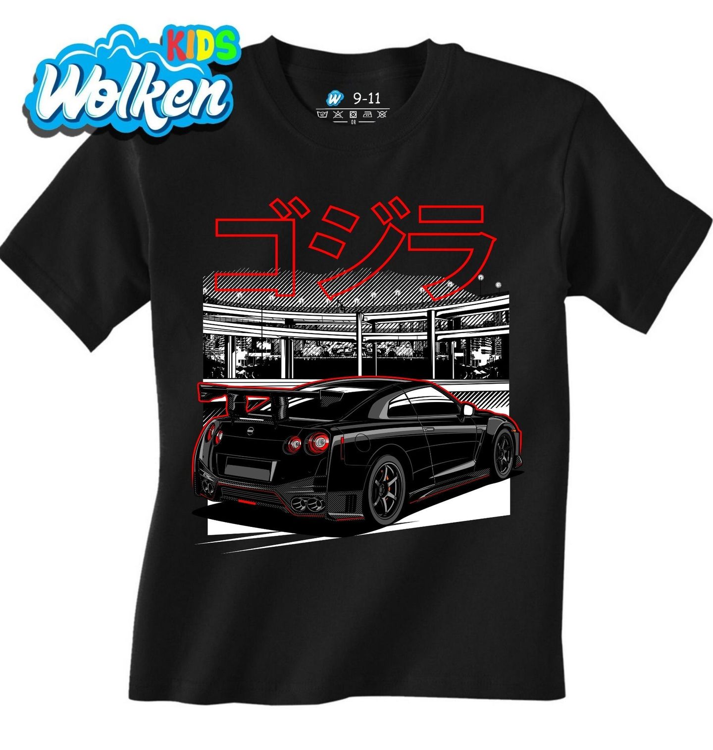 Dětské tričko Japonská Godzila Nissan.jpg