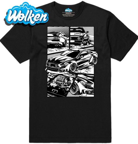 Obrázek produktu Pánské tričko Ford Mustang Comic Muscle Car