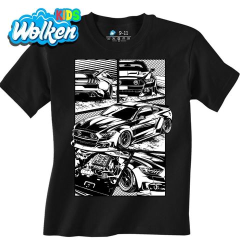 Obrázek produktu Dětské tričko Ford Mustang Comic Muscle Car