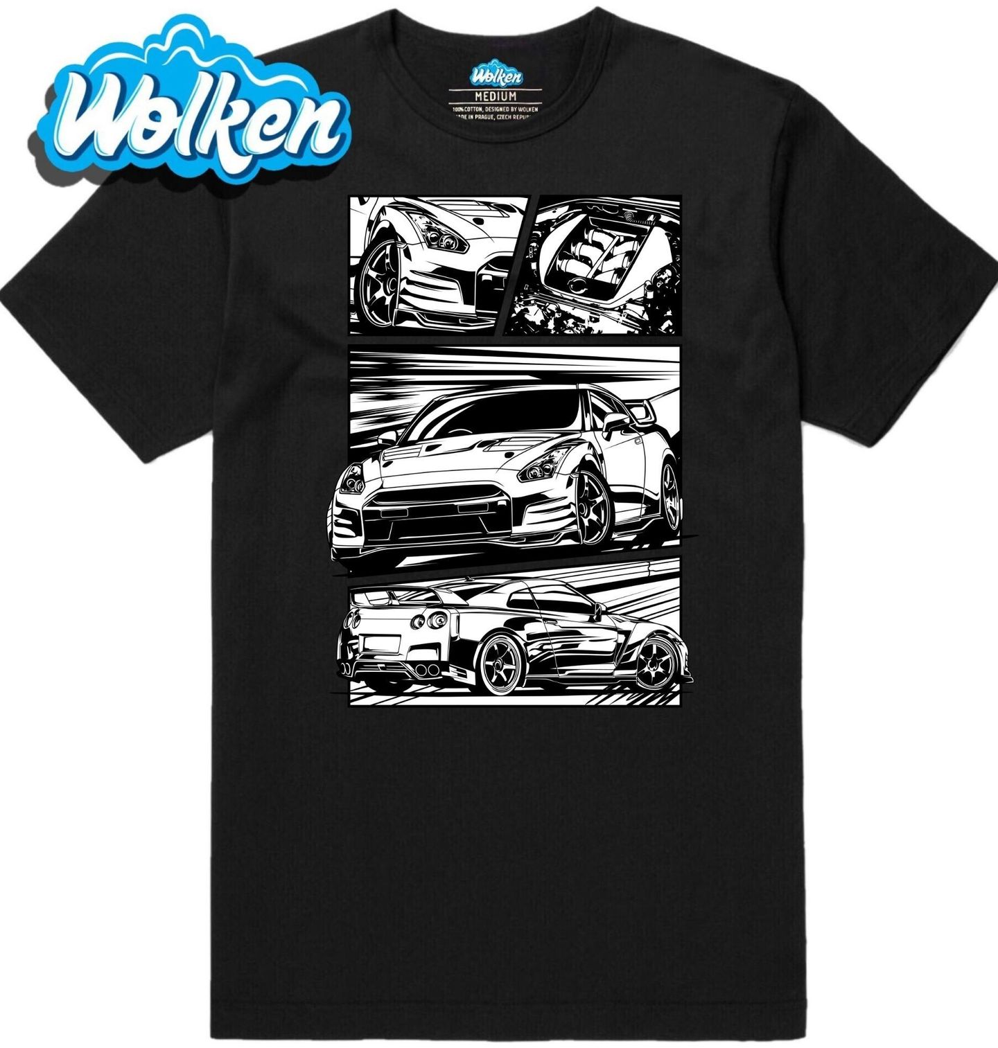 Pánské tričko Nissan JDM Comic.jpg