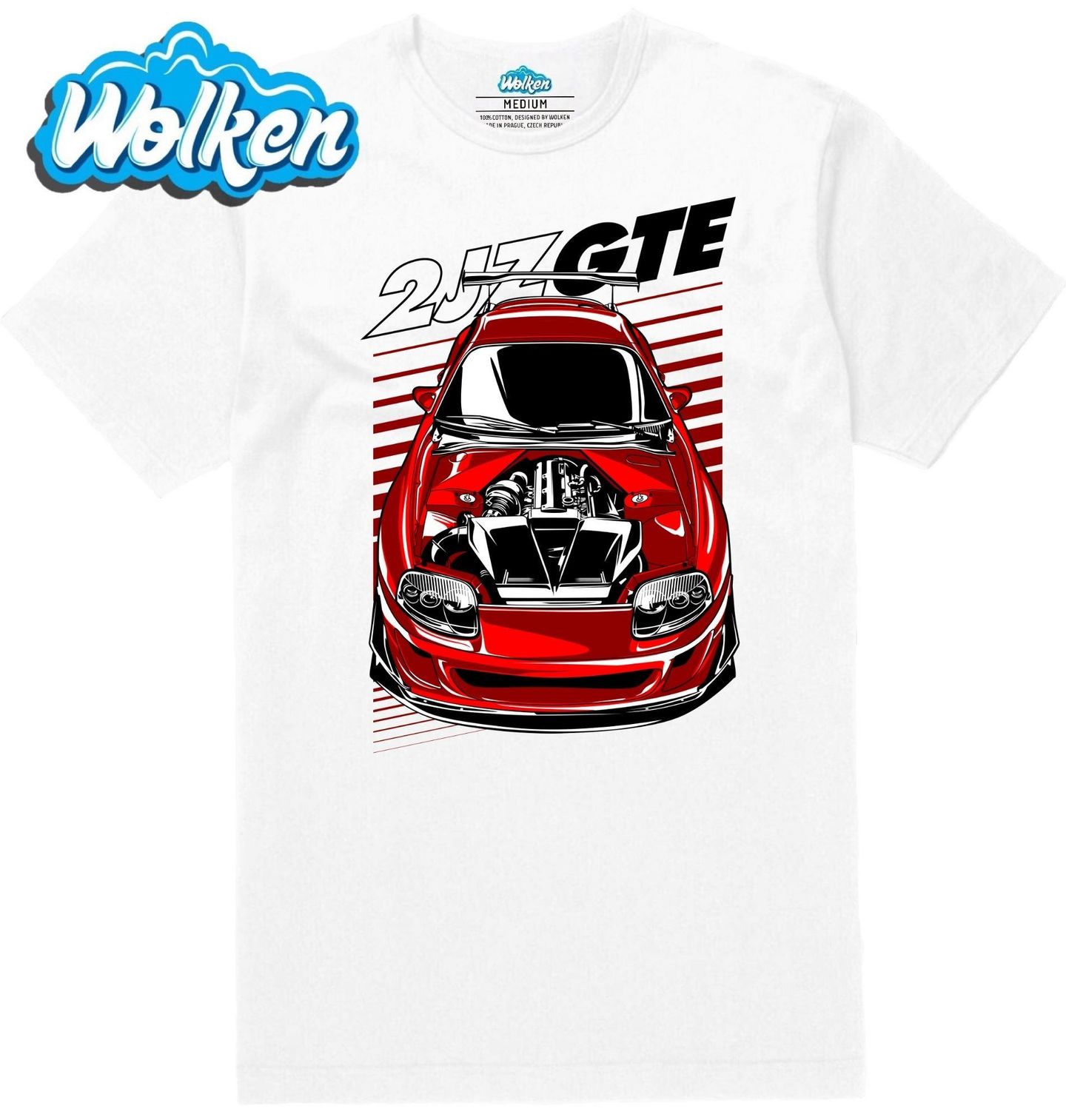 Pánské tričko  Červená Toyota 2JZ GTE.jpg
