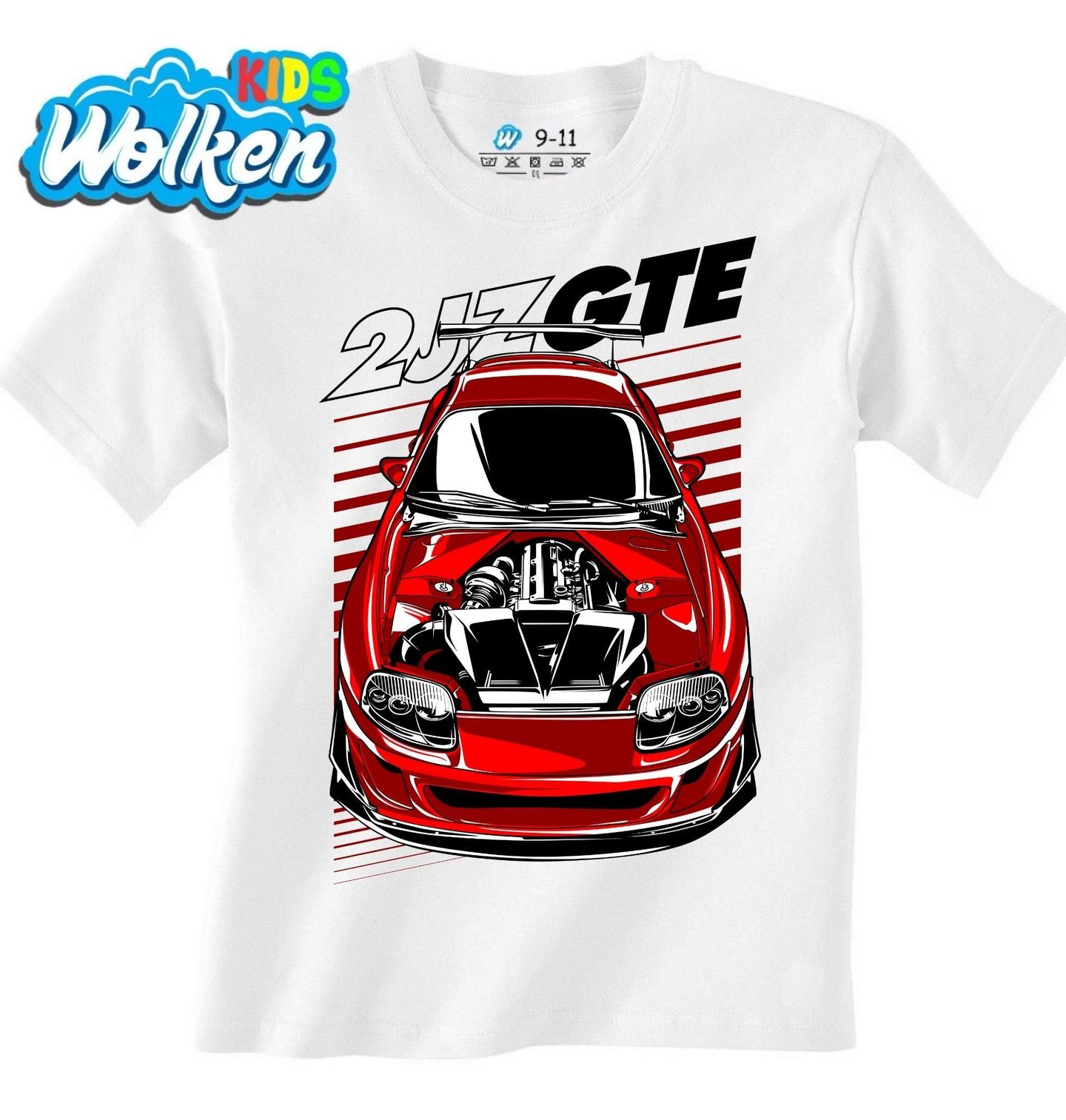Dětské tričko Červená Toyota 2JZ GTE.jpg