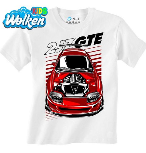 Obrázek produktu Dětské tričko Červená Toyota 2JZ GTE