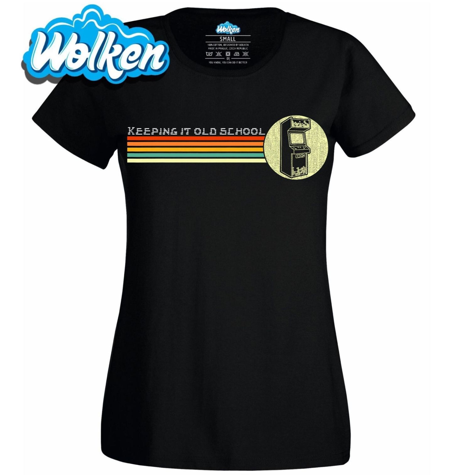 Dámské tričko Retro Arkádový Automat Keeping it old school.jpg