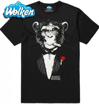 Pánské tričko Kmotr Opička "Monkey Business" (Skladem S-5XL).jpg