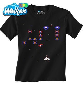 Dětské tričko Arkádová Hra Galaga 8bit.jpg