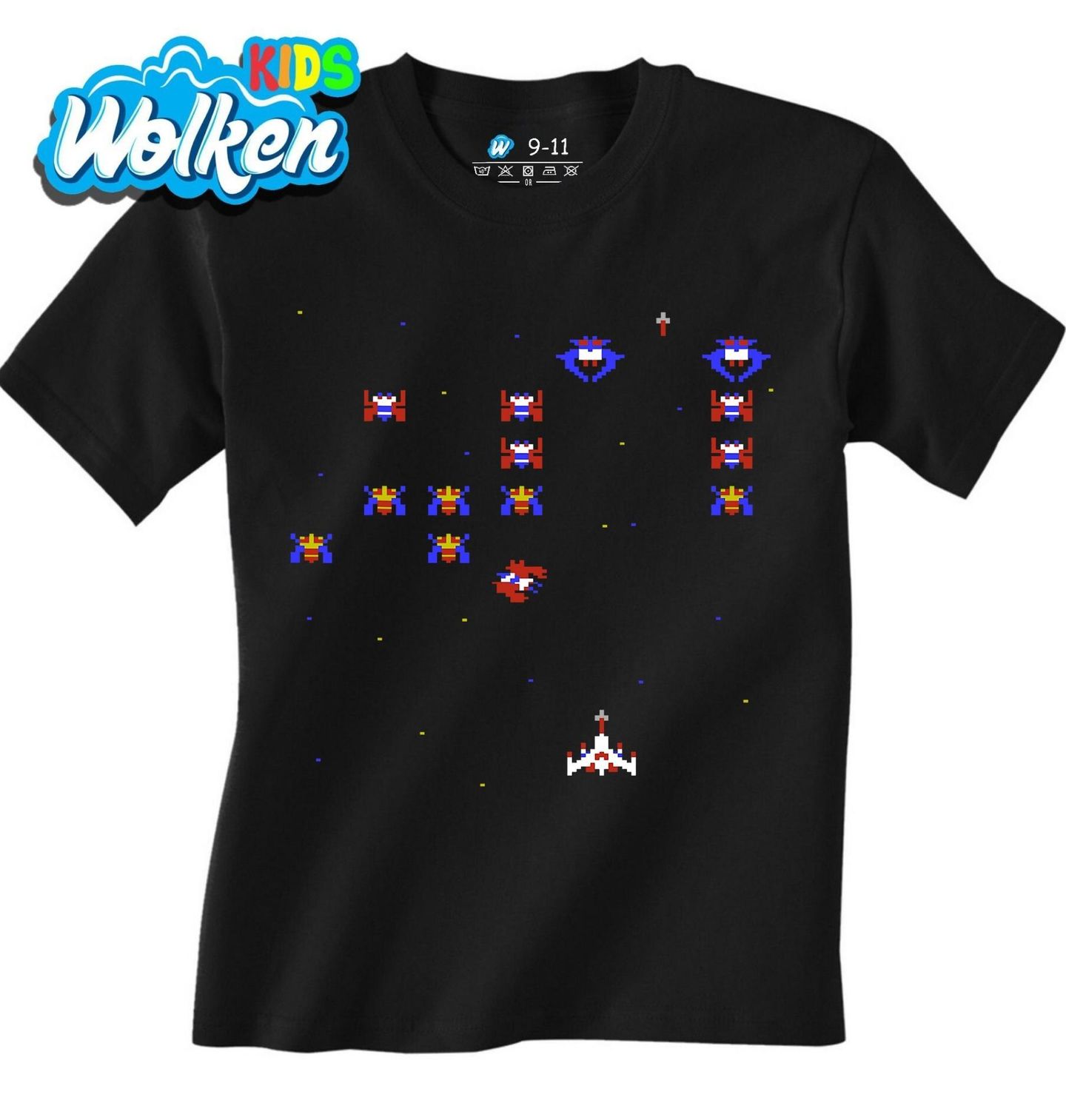 Dětské tričko Arkádová Hra Galaga 8bit.jpg