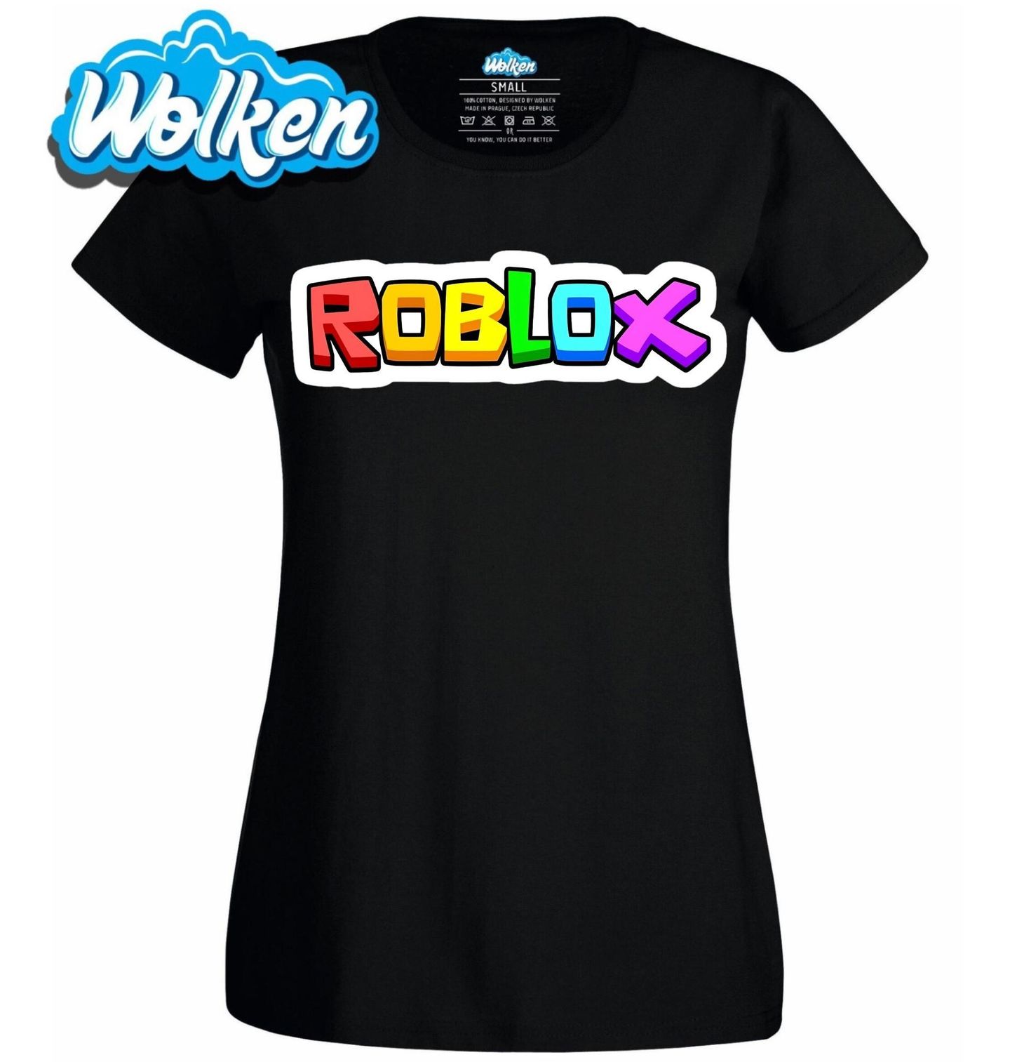 Dámské tričko Barevný Svět Roblox.jpg