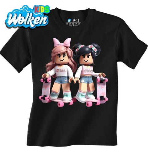 Obrázek produktu Dětské tričko Roblox Holky na Skateboardu
