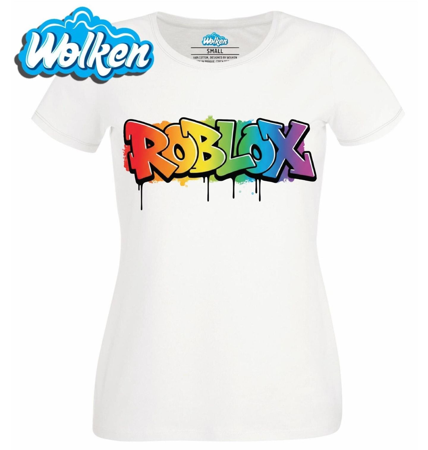 Dámské tričko  Duhové Roblox Graffiti.jpg