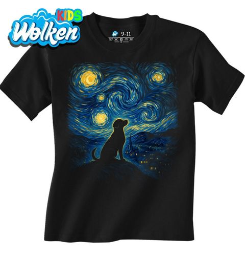 Obrázek produktu Dětské tričko Labradorský retrívr ve Hvězdné noci