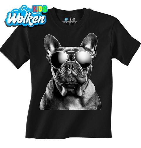 Obrázek produktu Dětské tričko Francouzský buldoček s Brýlemi