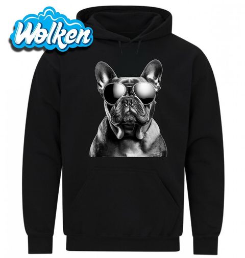 Obrázek produktu Pánská mikina Francouzský buldoček s Brýlemi