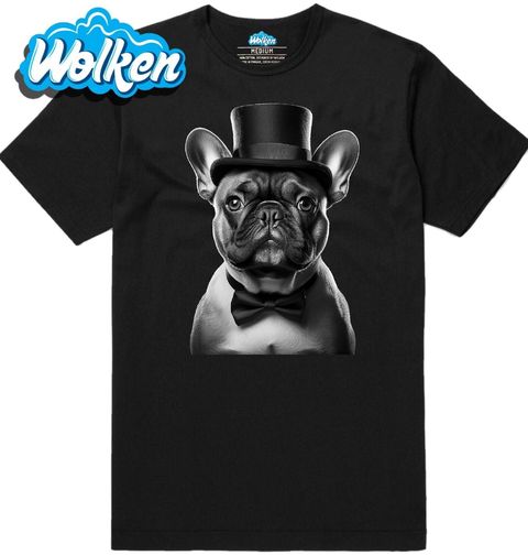 Obrázek produktu Pánské tričko Gentleman Francouzský buldoček